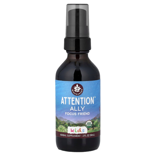 WishGarden Herbs, Kids, Attention™ Ally, 2 fl oz (59 ml)