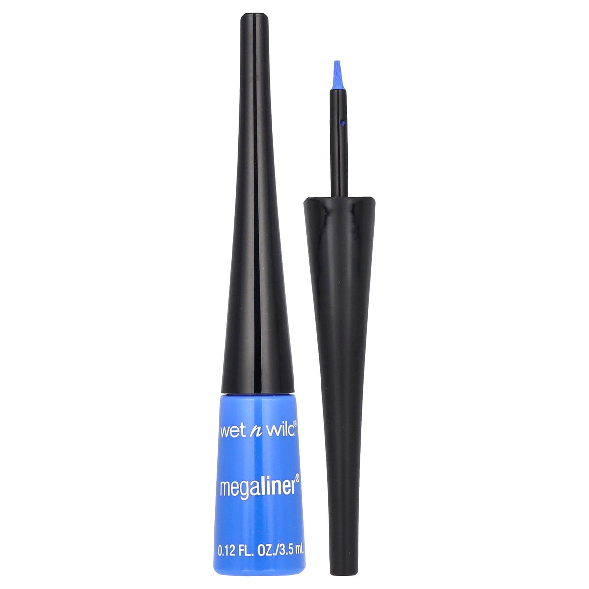 wet n wild, MegaLiner, Liquid Eyeliner, 873A Voltage Blue, 0.12 fl oz (3.5 ml)