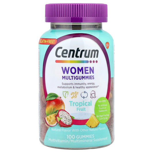 Centrum, Women Multigummies, Tropical Fruit, 100 Gummies
