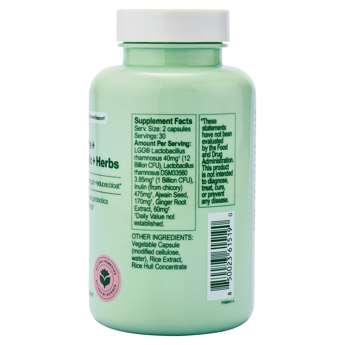 Hilma, Daily Pre + Probiotic + Herbs, 60 Capsules