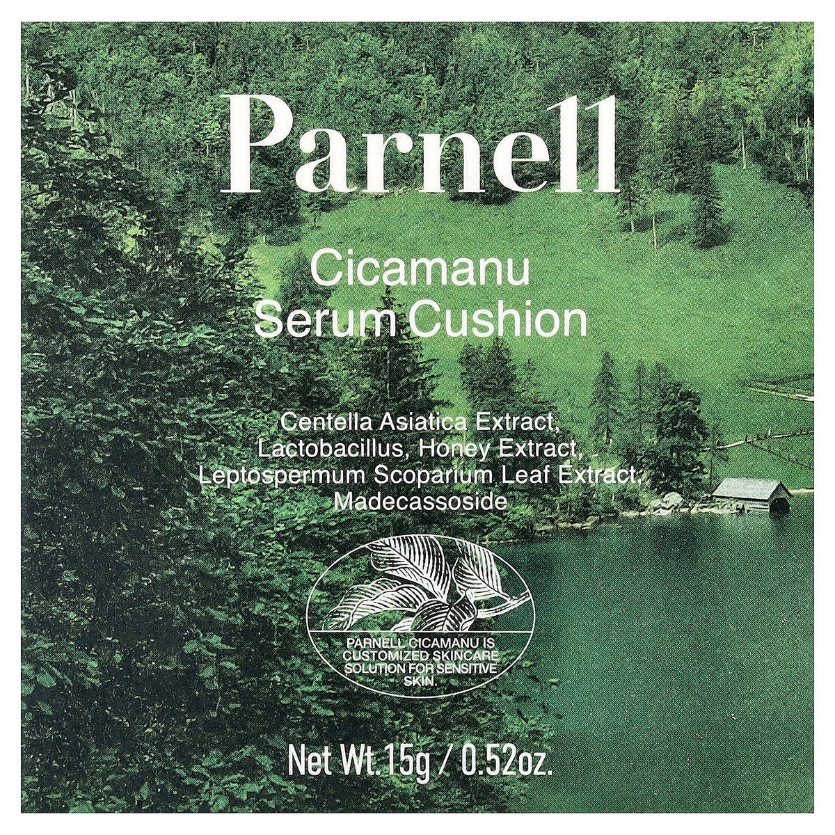 Parnell, Cicamanu Serum Cushion, 30W Gold Beige, 0.52 oz (15 g)