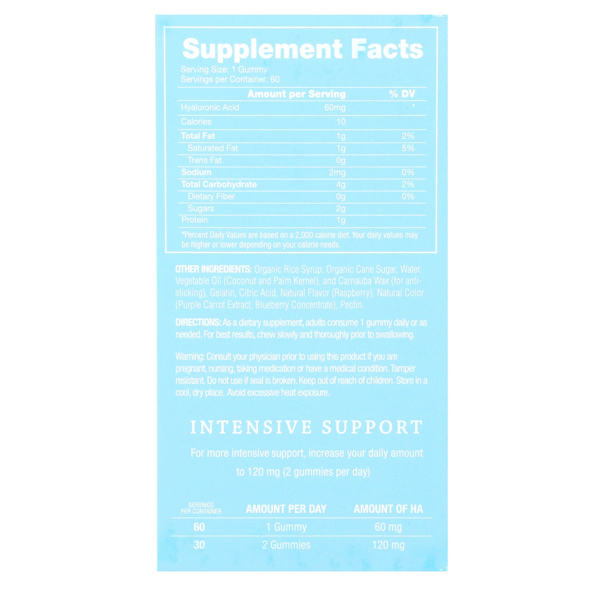 Hyalogic, Beauty From Within, HA Gummy, Berry, 60 Gummies