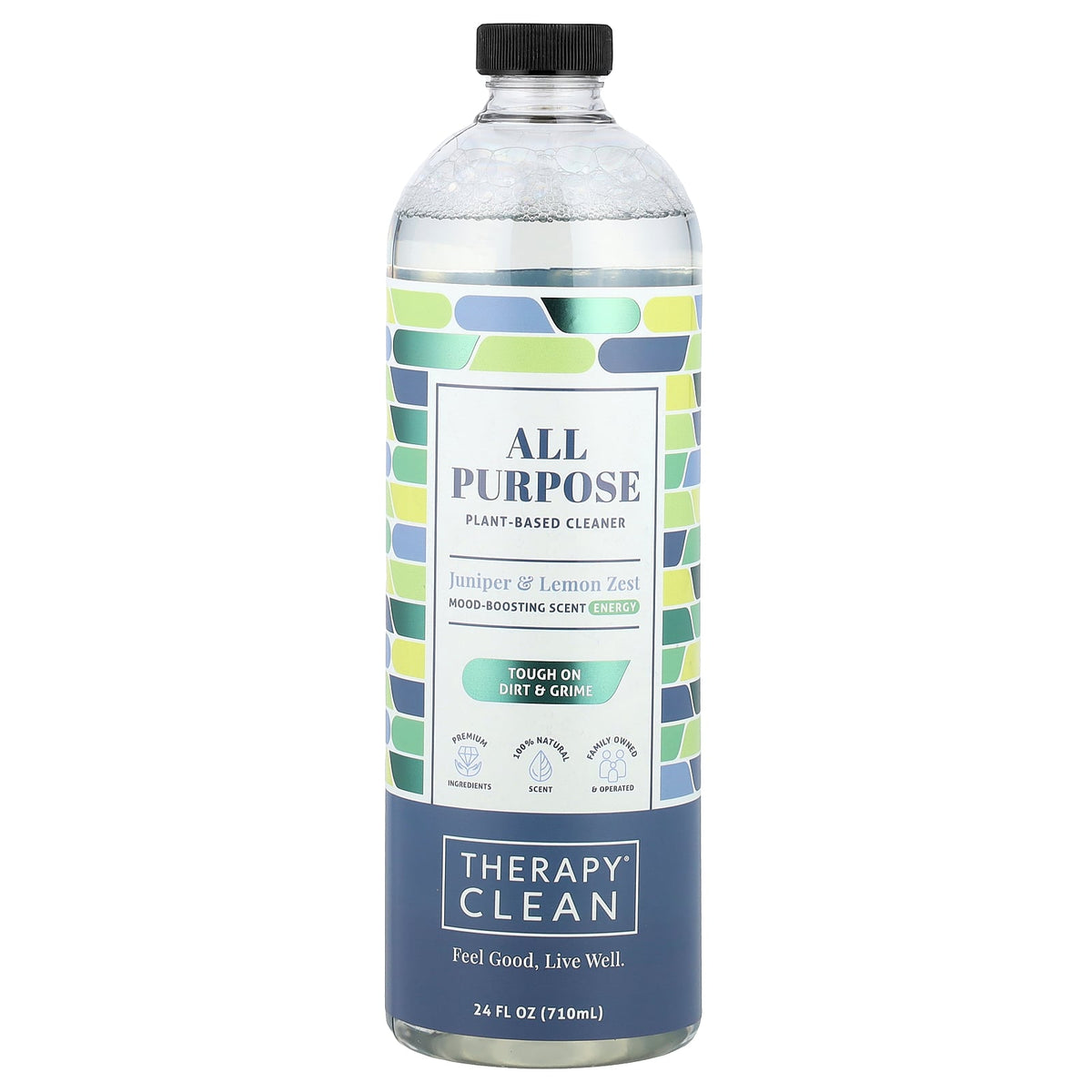 Therapy Clean, All Purpose Cleaner, Juniper & Lemon Zest, 24 fl oz (710 ml)