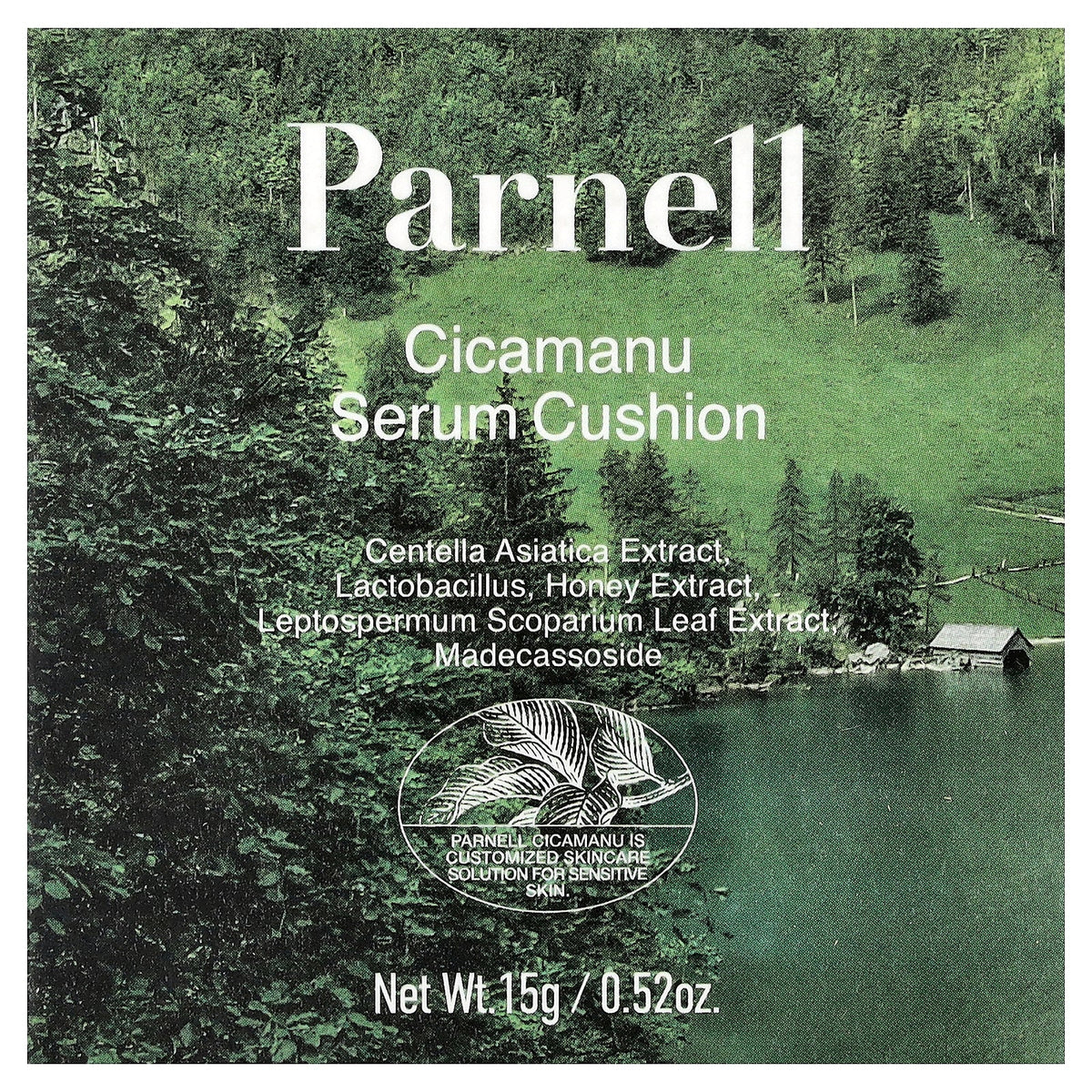 Parnell, Cicamanu Serum Cushion, 33W Warm Cream , 0.52 oz (15 g)
