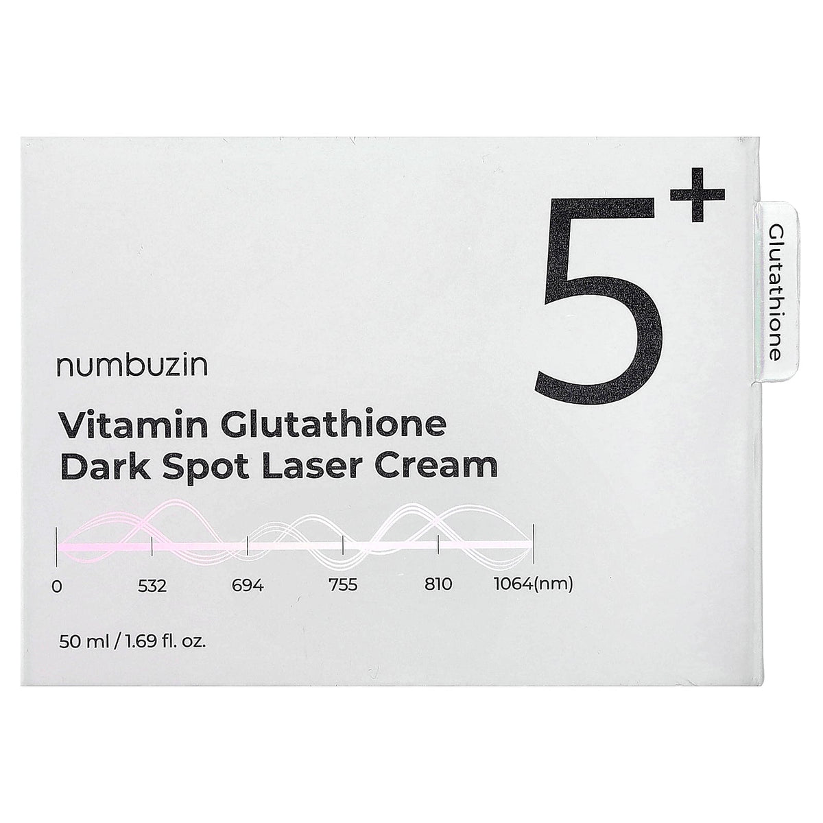 Numbuzin, No.5 Vitamin Glutathione Dark Spot Laser Cream, 1.69 fl oz (50 ml)