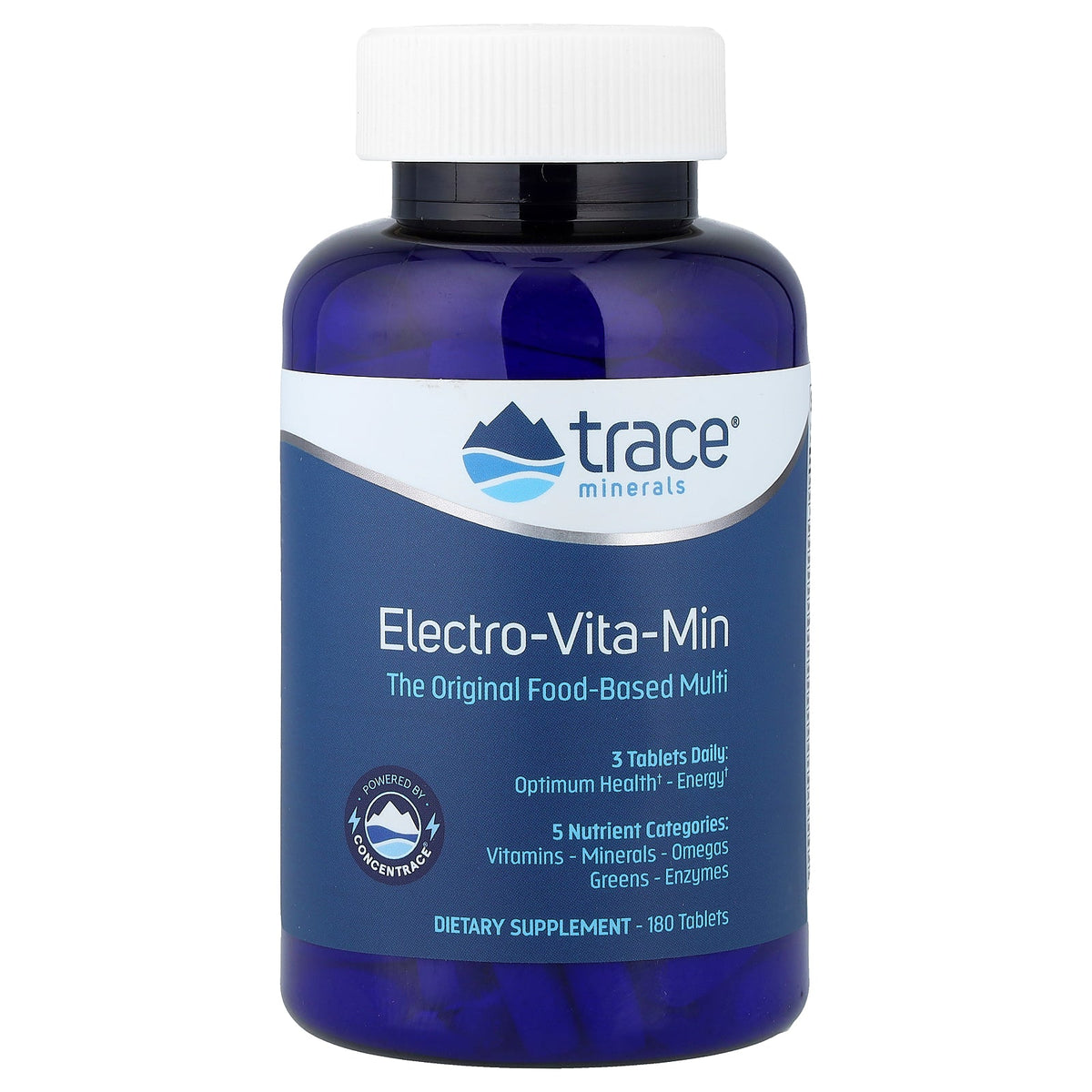 Trace, Electro-Vita-Min, 180 Tablets
