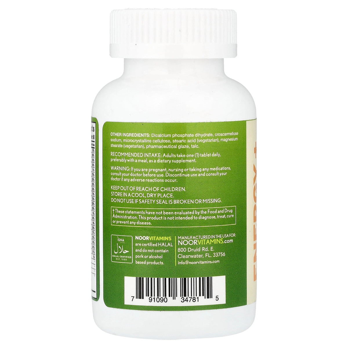 Noor Vitamins, Daily Energy and Immunity with Black Seed , 60 Tablets