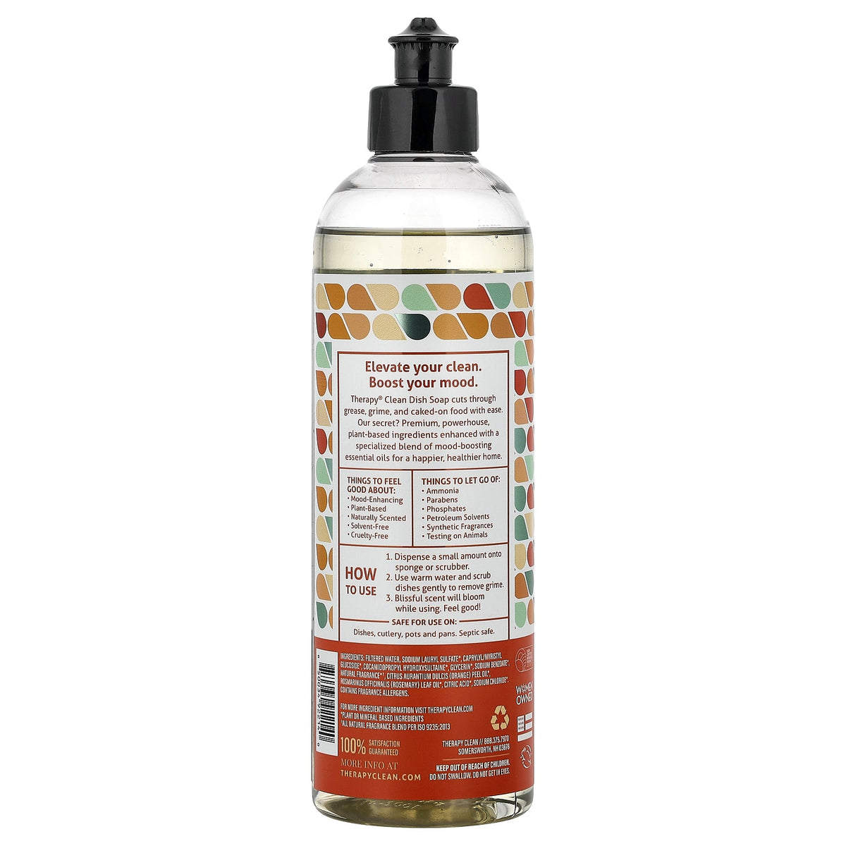 Therapy Clean, Dish Soap, Fresh Herbs & Melon, 16 fl oz (473 ml)