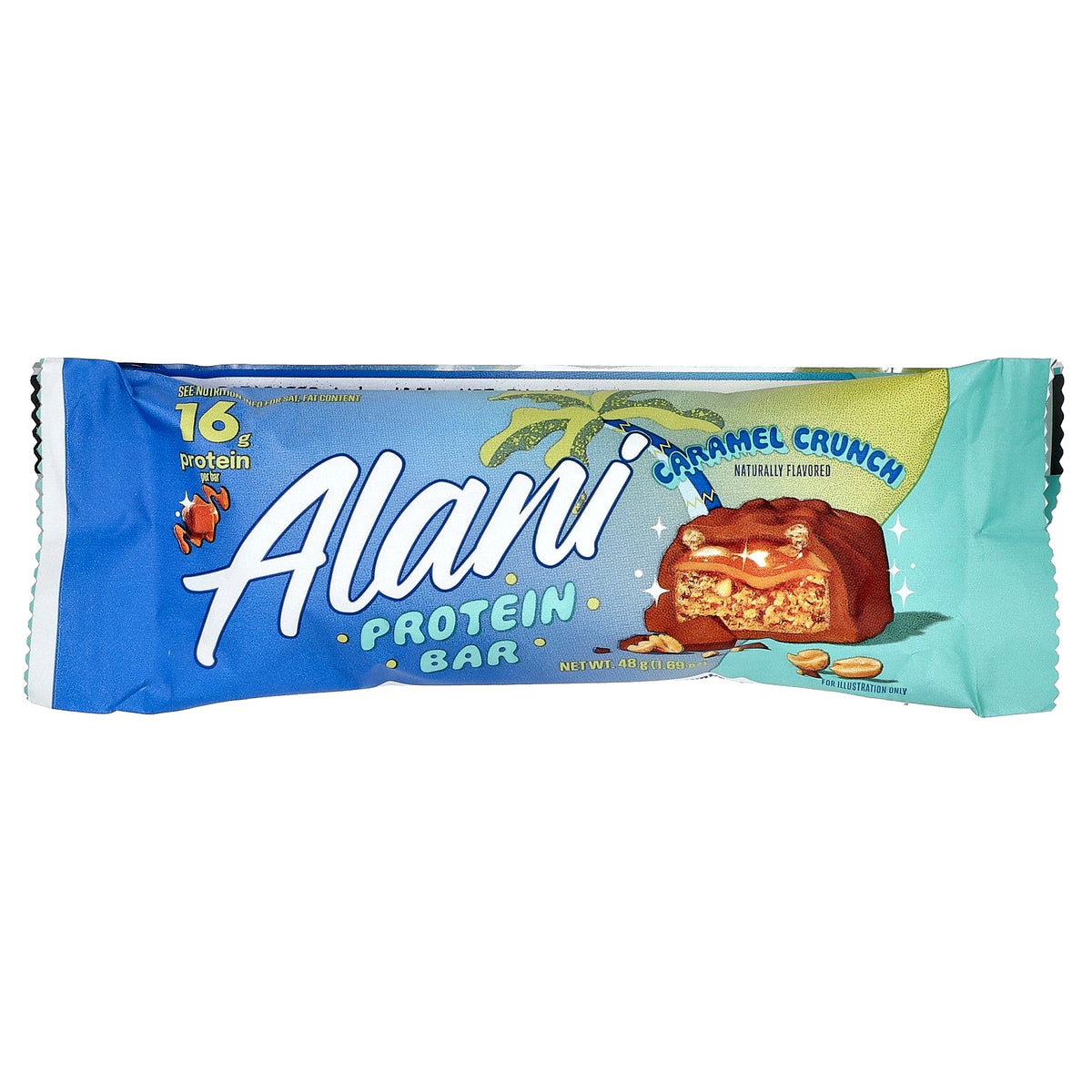 Alani Nu, Protein Bar, Caramel Crunch, 12 Bars, 1.69 oz (48 g) Each