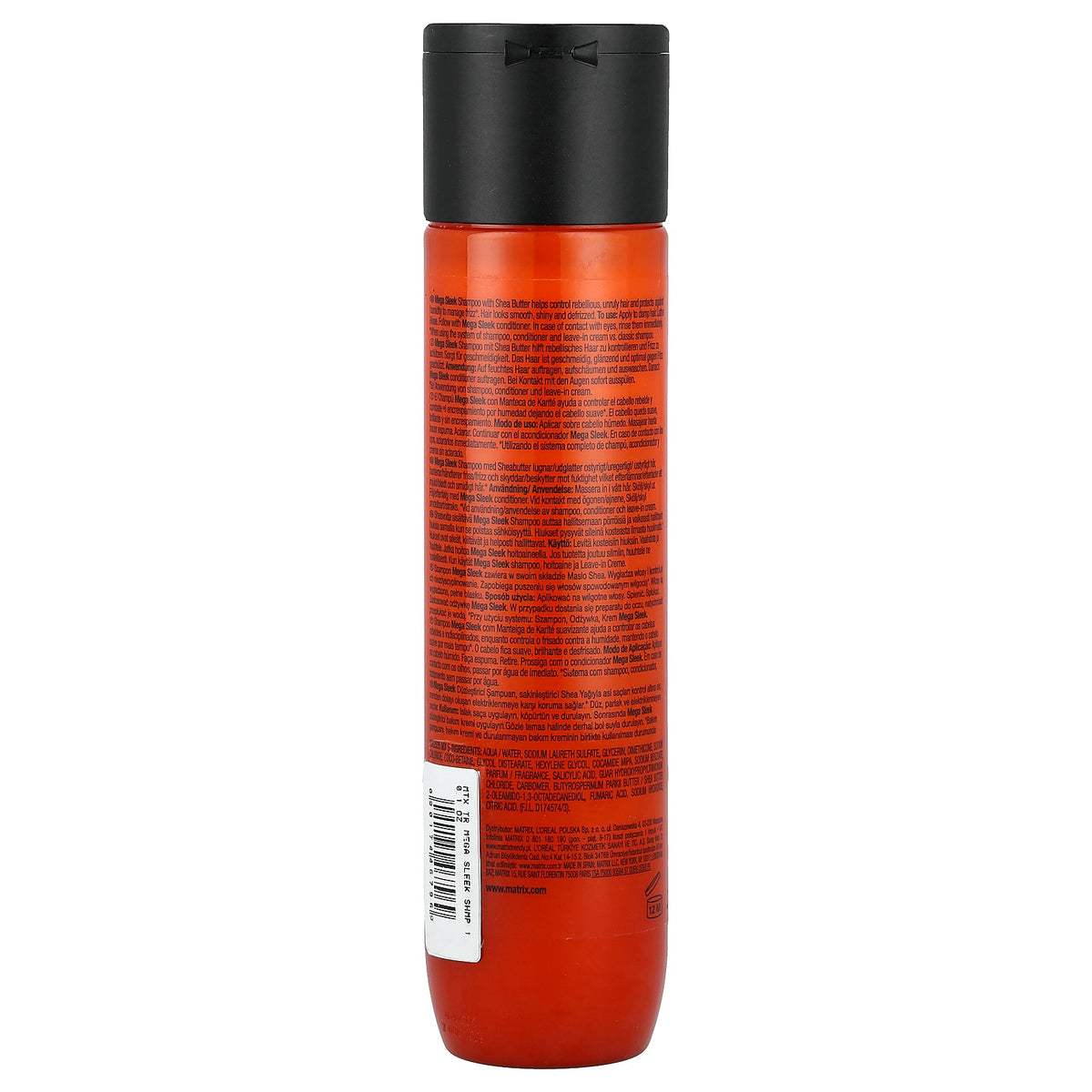 Matrix, Total Results™, Mega Sleek Shampoo, Shea Butter, 10.1 fl oz (300 ml)