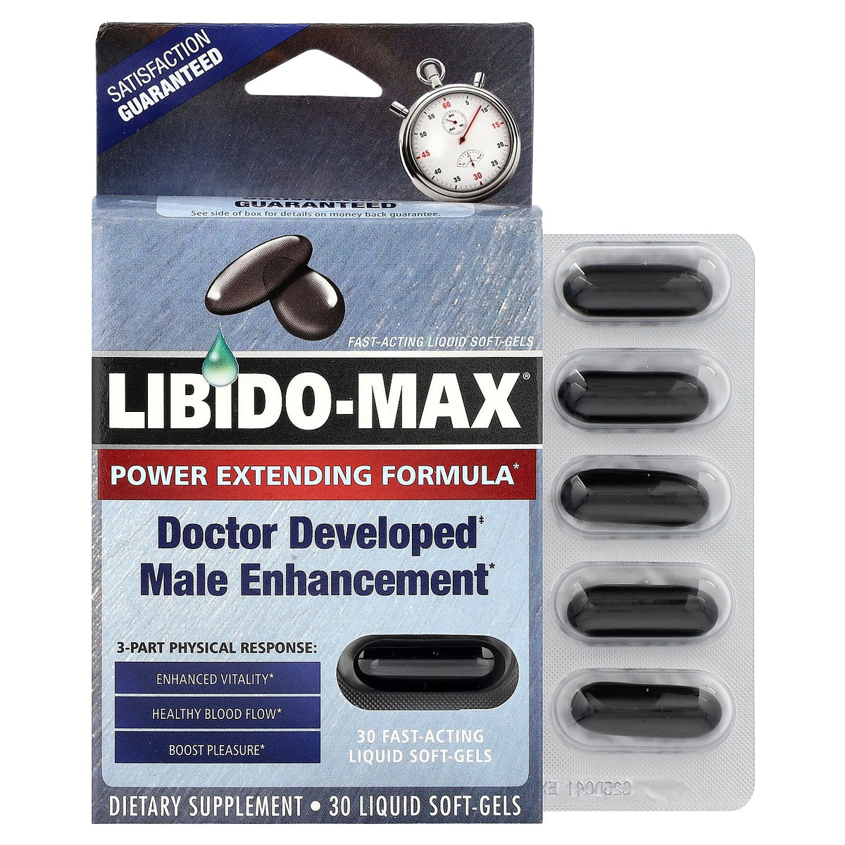 Applied Nutrition, Libido-Max®, 30 Fast-Acting Liquid Soft-Gels