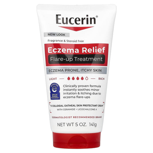 Eucerin, Eczema Relief Flare-Up Treatment, Fragrance Free, 5 oz (141 g)