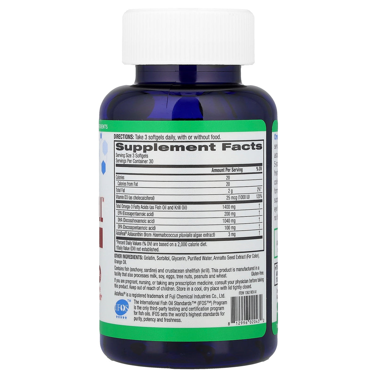BioTRUST, OmegaKrill™, 90 Softgels