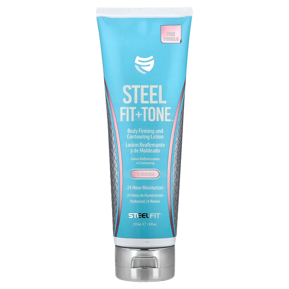 SteelFit, Fit + Tone™, Body Firming and Contouring Lotion, Pink Pomelo, 8 fl oz (237 ml)