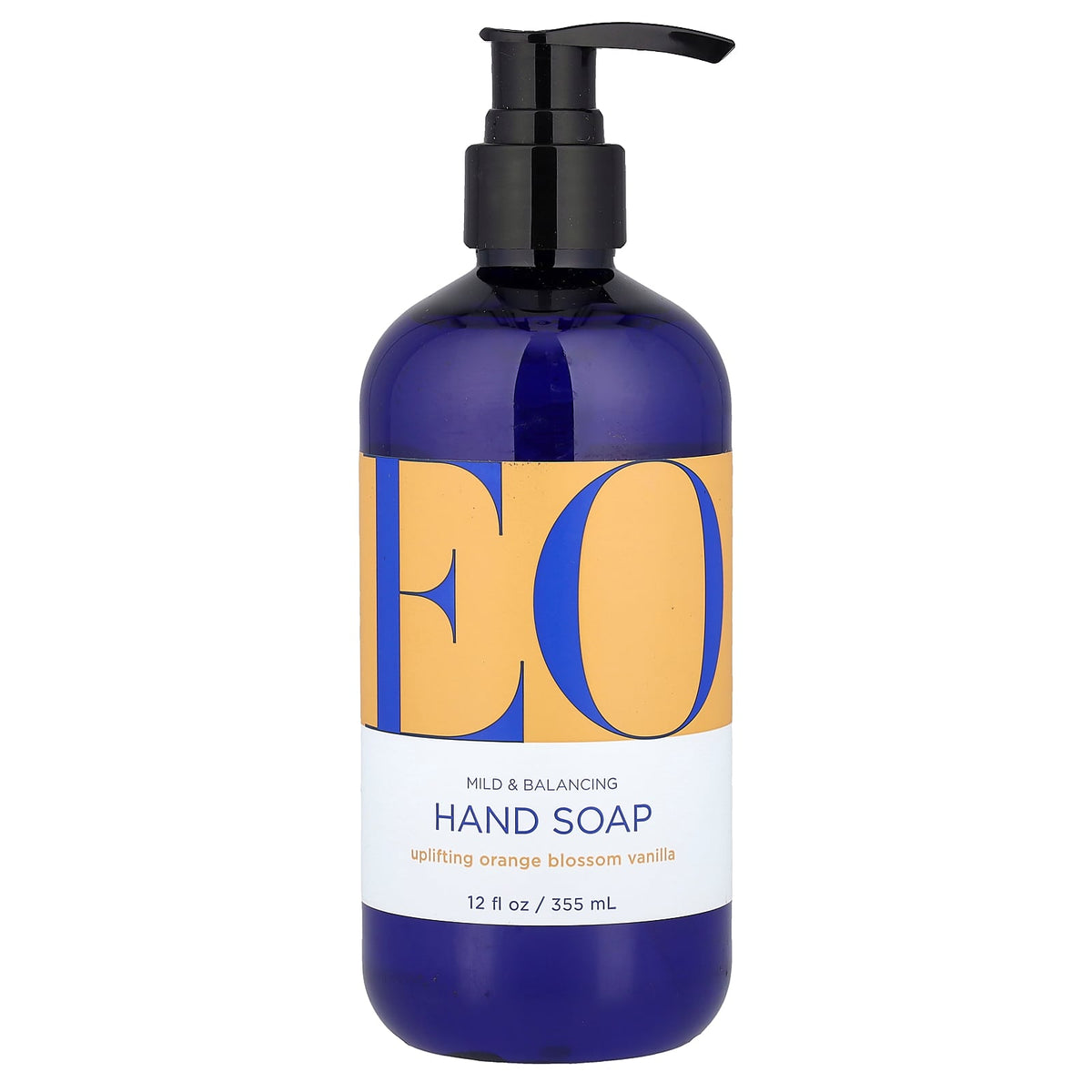 EO Products, Hand Soap, Uplifting Orange Blossom Vanilla, 12 fl oz (355 ml)
