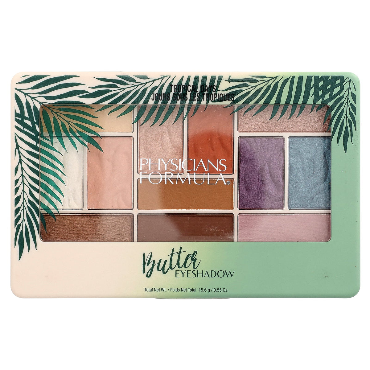 Physicians Formula, Butter Eyeshadow Palette, PF10961 Tropical Days, 0.55 oz (15.6 g)