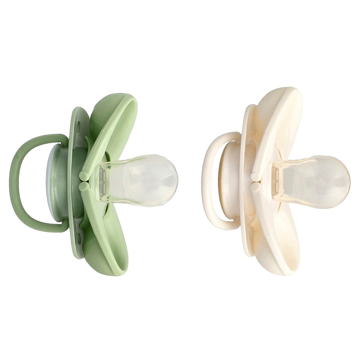 RaZbaby, Keep-It-Kleen Pacifier, 0-36m, Sloth & Panda, 2 Pacifiers