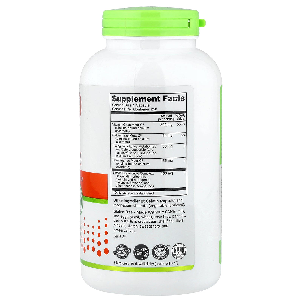 NutriBiotic, Immunity, Meta-C®, 250 Capsules