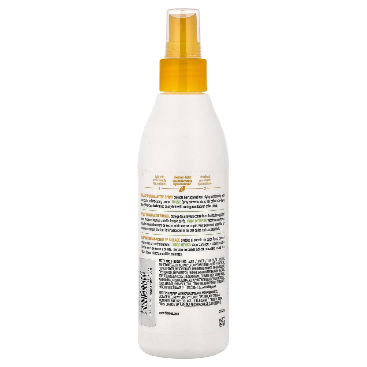 Biolage, Thermal Active Spray, 8.5 fl oz (250 ml)