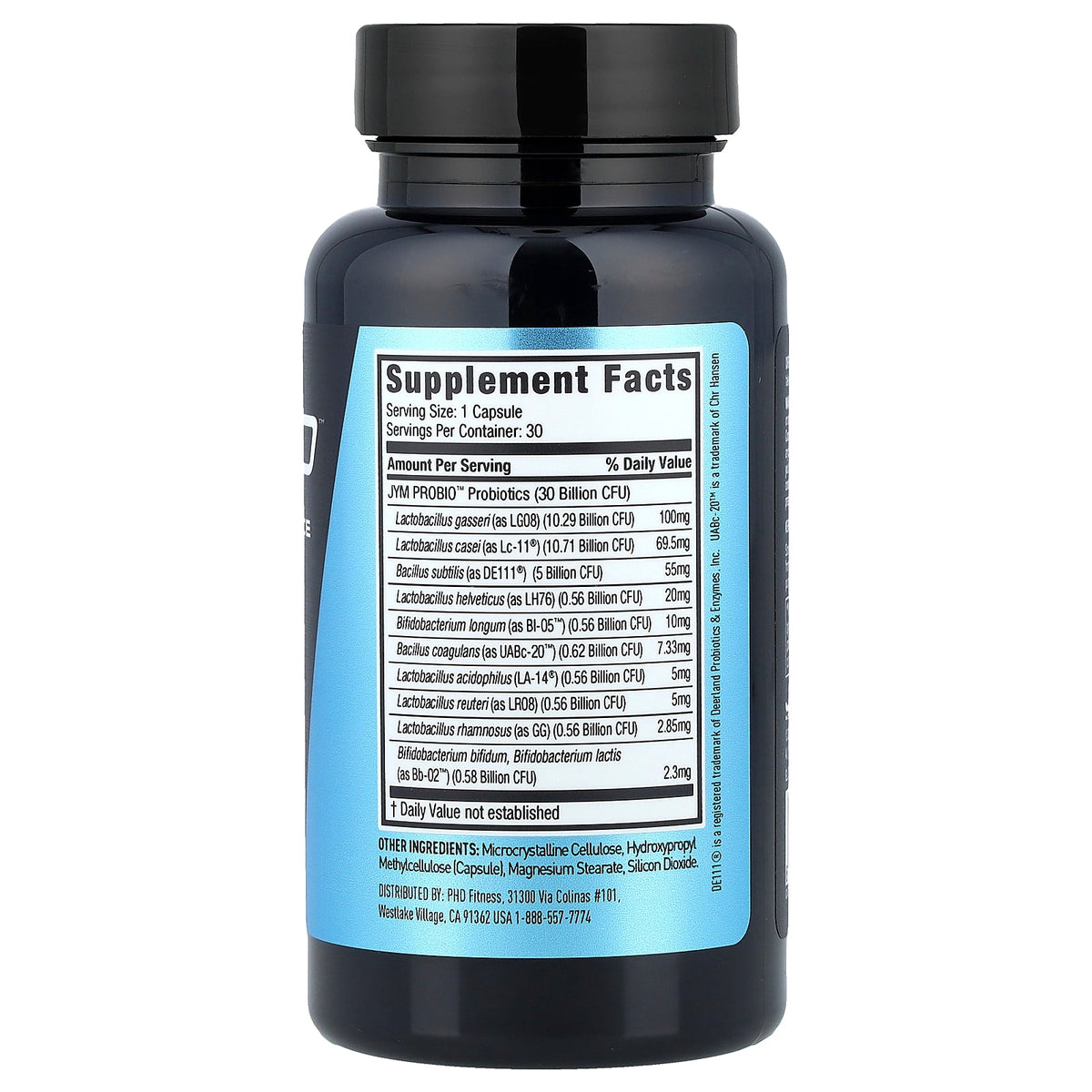 JYM Supplement Science, Probio, Performance Probiotic, 30 Billion CFU, 30 Vegetarian Capsules