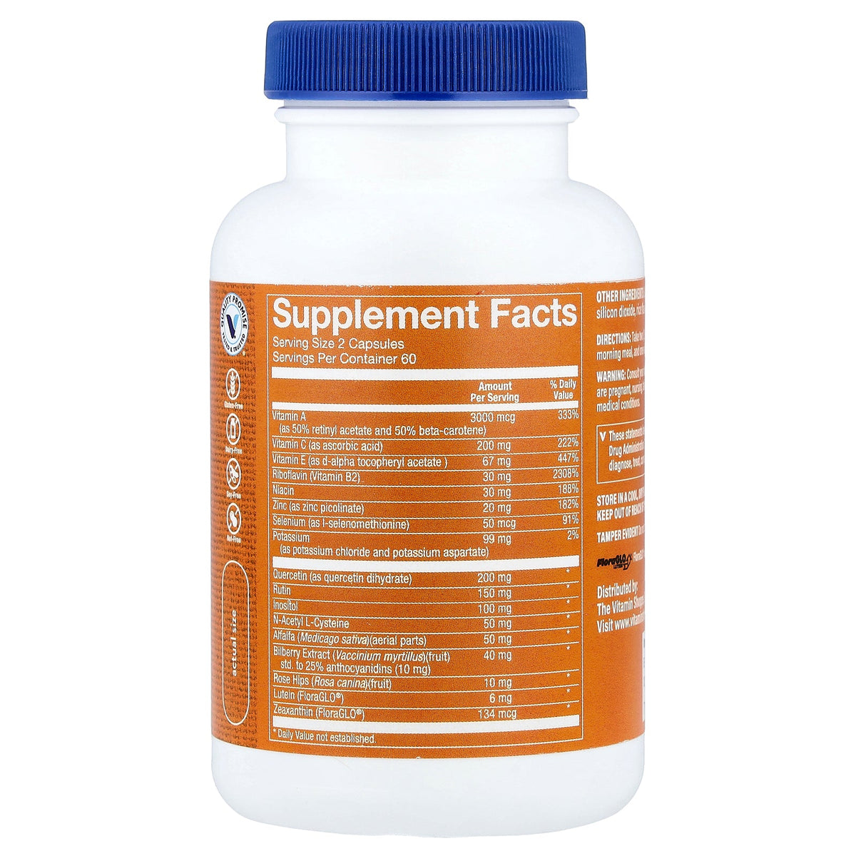 The Vitamin Shoppe, Opti-Vue with FloraGLO® Lutein, 120 Capsules