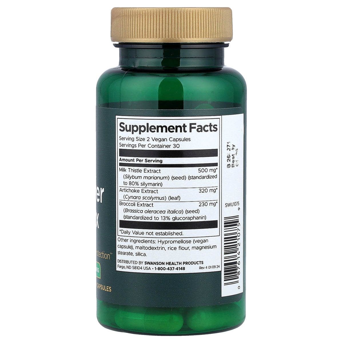 Swanson Vitamins, Pure Liver & Detox, 60 Vegan Capsules