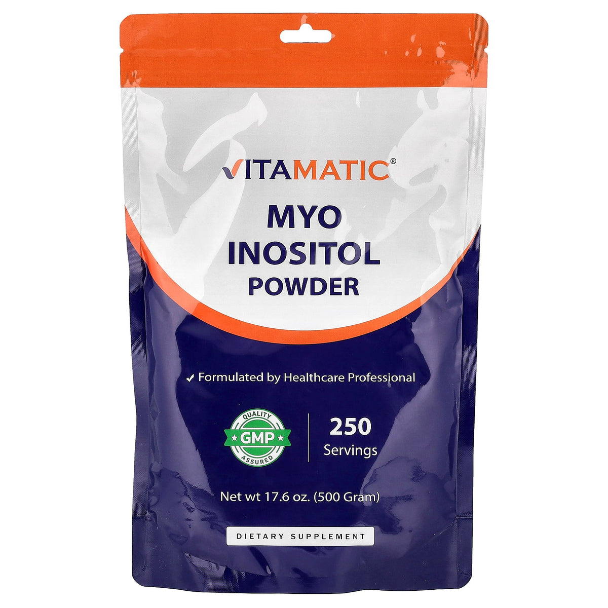 Vitamatic, Myo Inositol Powder, 17.6 oz (500 g)