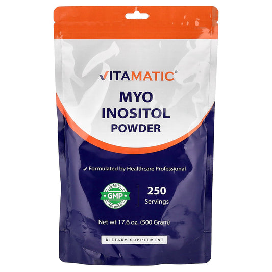 Vitamatic, Myo Inositol Powder, 17.6 oz (500 g)