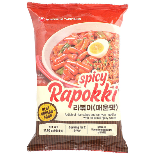 Nongshim, Spicy Rapokki, 14.6 oz (414 g)