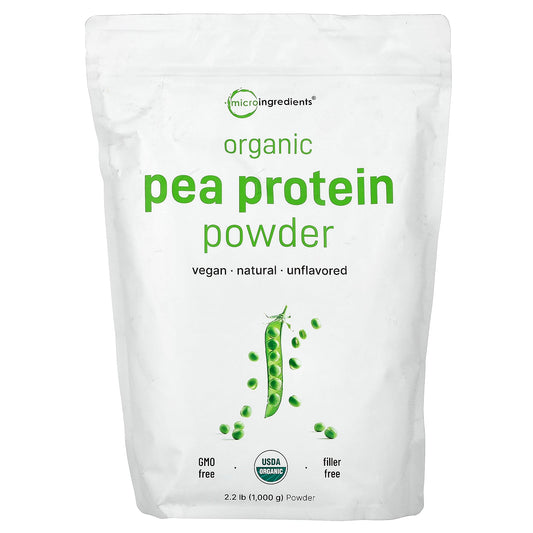 Micro Ingredients, Organic Pea Protein Powder, 2.2 lb (1,000 g)