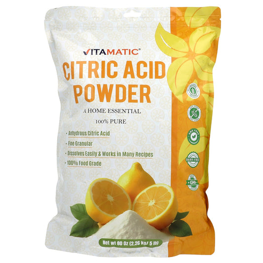Vitamatic, Citrus Acid Powder, 80 oz (2.26 kg)