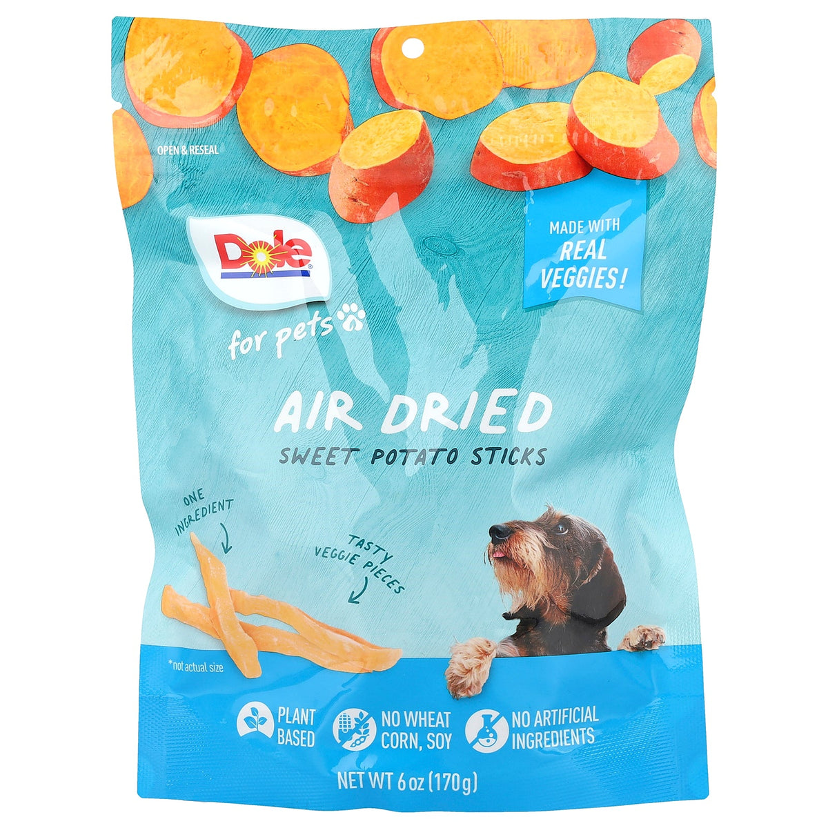 Dole for Pets, Air Dried, Sweet Potato Sticks, 6 oz (170 g)