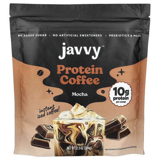 Javvy Coffee, Protein Coffee, Mocha, 12.5 oz (354 g)
