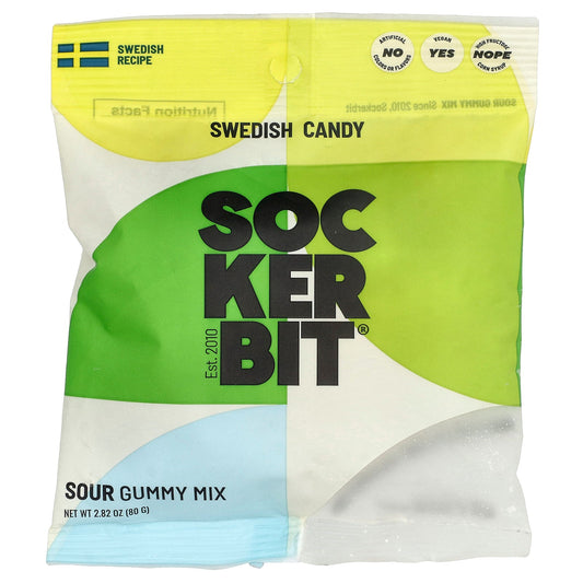 Sockerbit, Swedish Candy, Sour Gummy Mix, 2.82 oz (80 g)