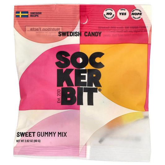 Sockerbit, Swedish Candy, Sweet Gummy Mix, 2.82 oz (80 g)