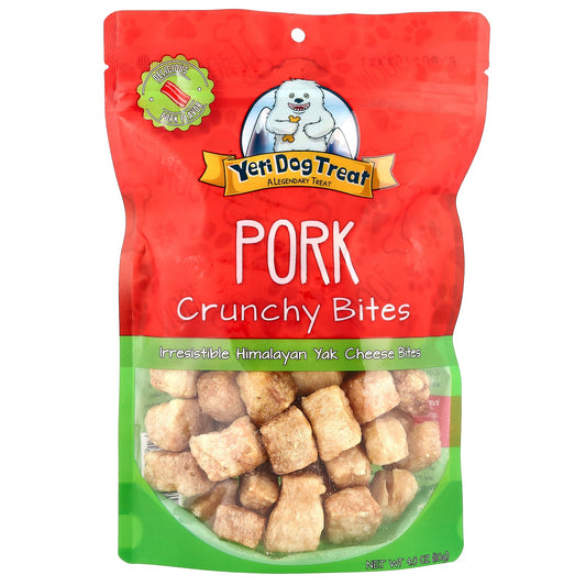 Yeti Dog Chew, Pork Crunchy Bites, 4 oz (110 g)