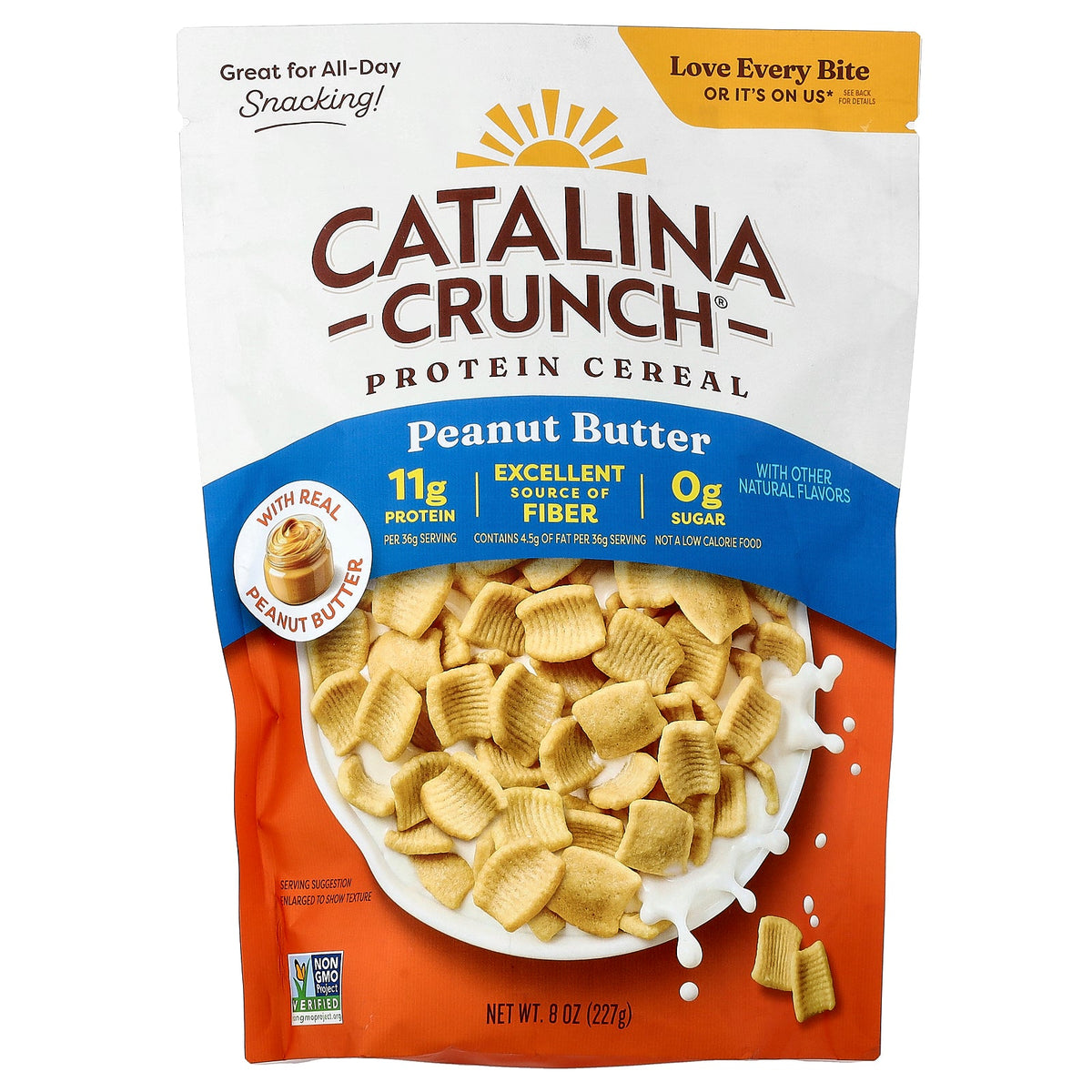Catalina Crunch, Protein Cereal, Peanut Butter, 8 oz (227 g)