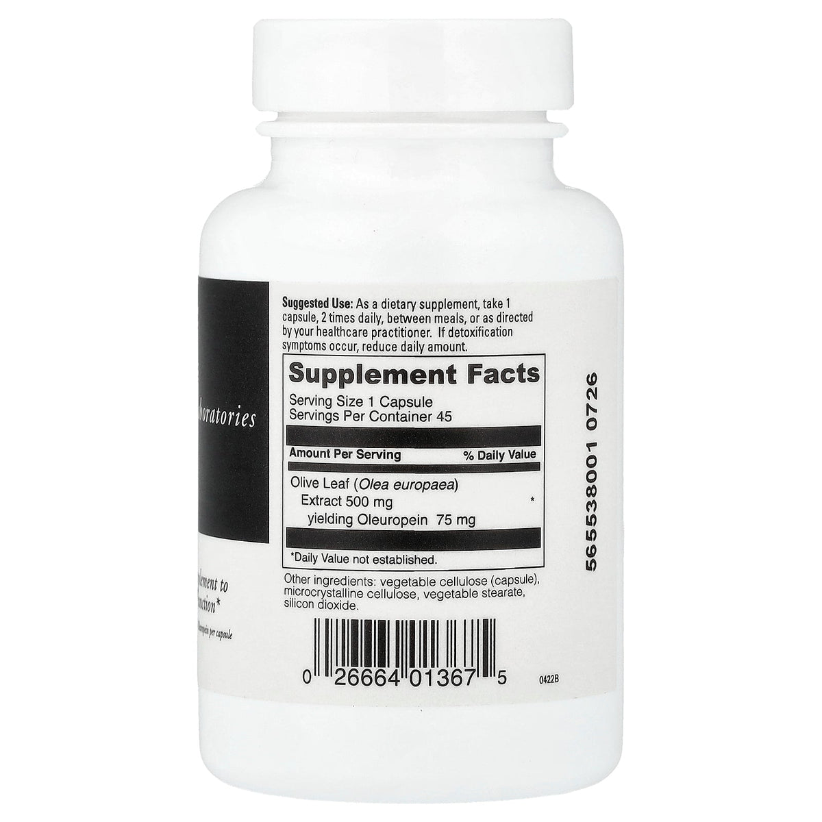 DaVinci Laboratories, Olivir™ 15, 45 Capsules (500 mg per Capsule)