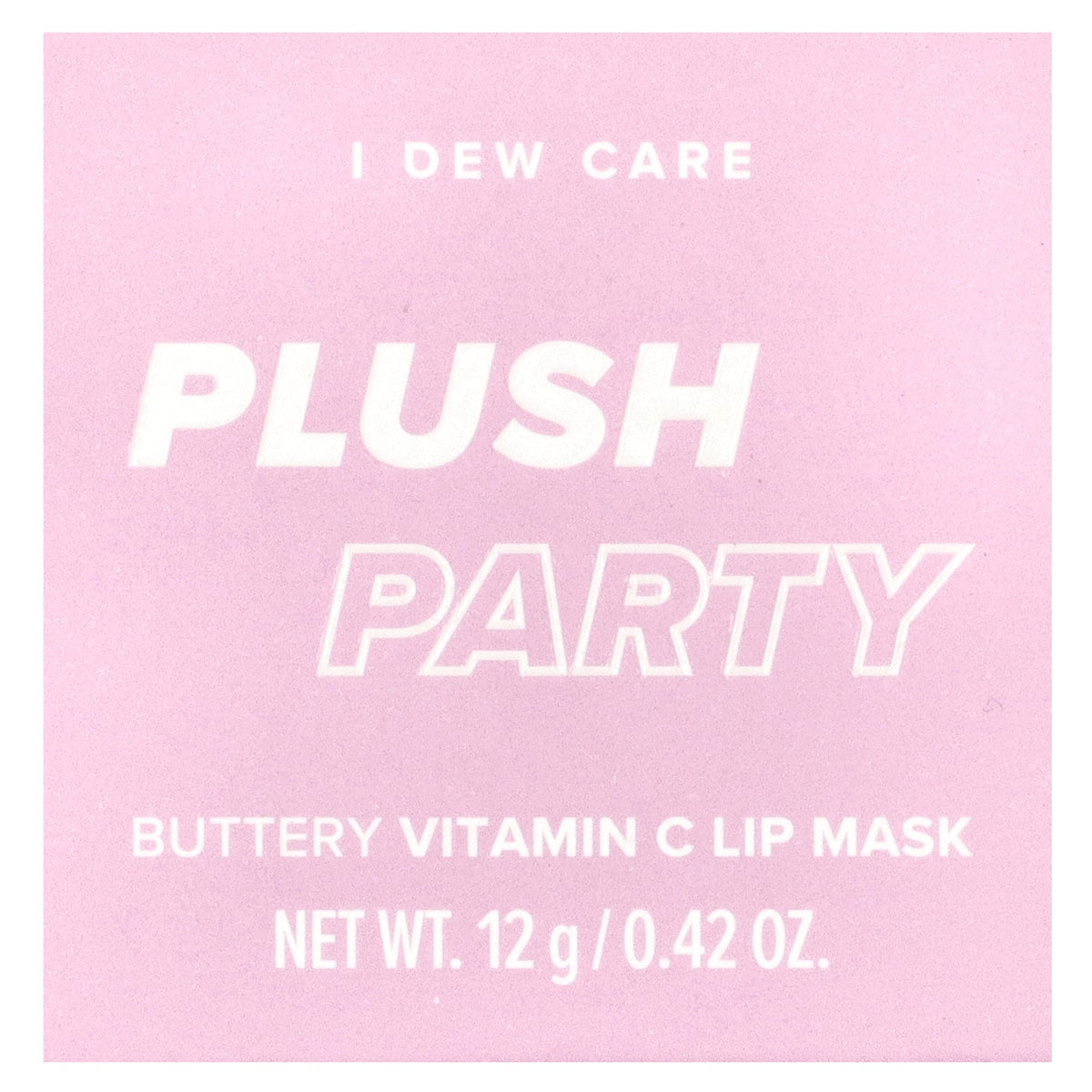 I Dew Care, Buttery Vitamin C Lip Beauty Mask, Plush Party, 0.42 oz (12 g)