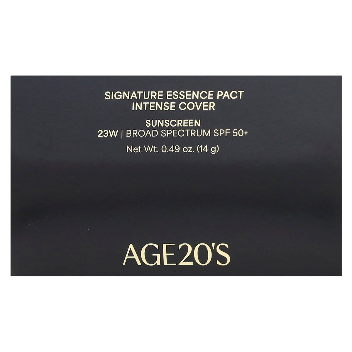 AGE20'S, Signature Essence Pact, Intense Cover, SPF 50+, 23W, 0.49 oz (14 g)