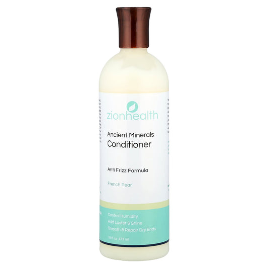 Zion Health, Ancient Minerals Conditioner, Anti Frizz Formula, French Pear, 16 fl oz (473 ml)