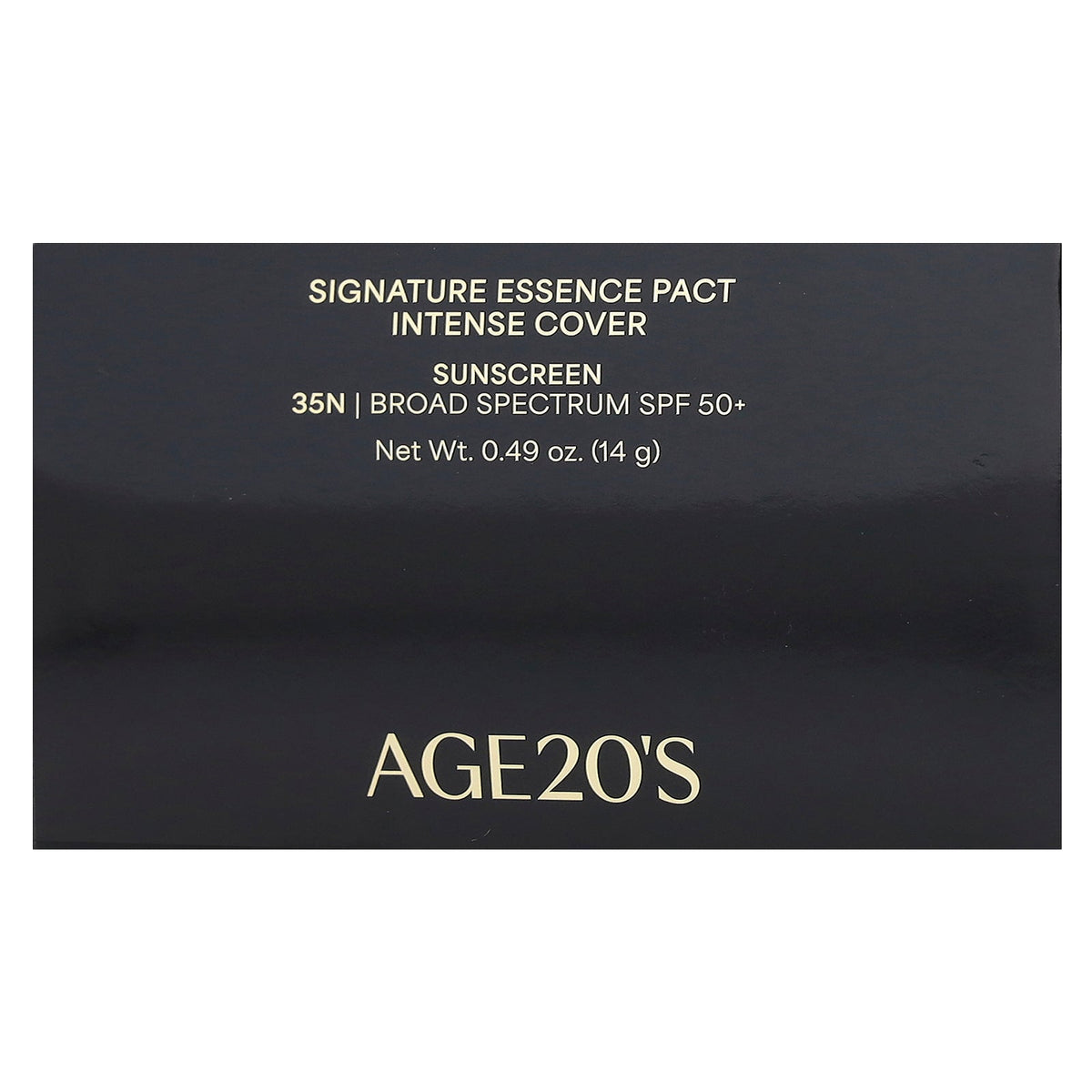 AGE20'S, Signature Essence Pact, Intense Cover, SPF 50+, 35N, 0.49 oz (14 g)