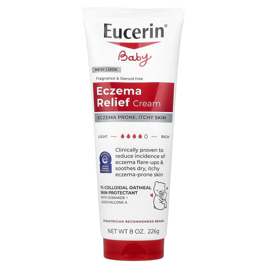 Eucerin, Baby, Eczema Relief Cream, Fragrance Free , 8 oz (226 g)