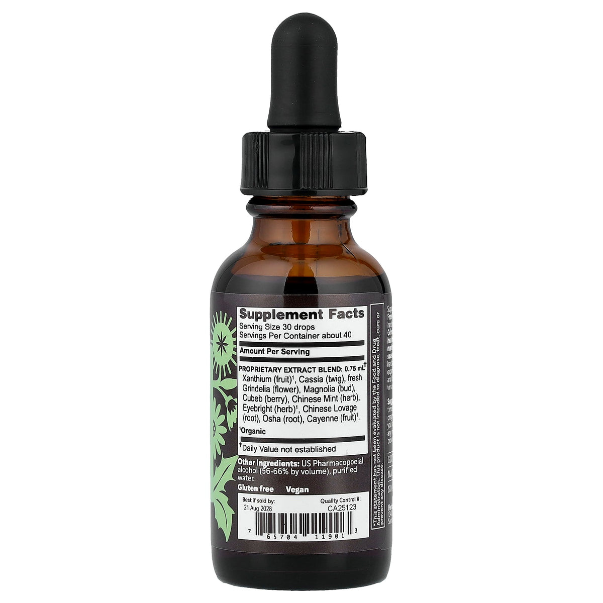 Herbs Etc., Congest Free™, 1 fl oz (30 ml)