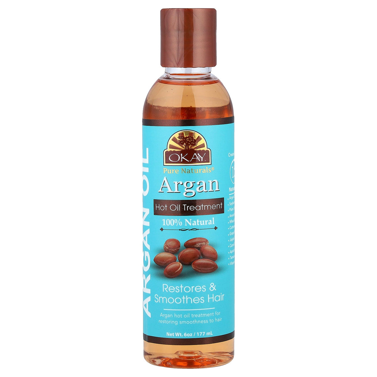 Okay Pure Naturals, Argan Hot Oil Treatment, 6 oz (177 ml)