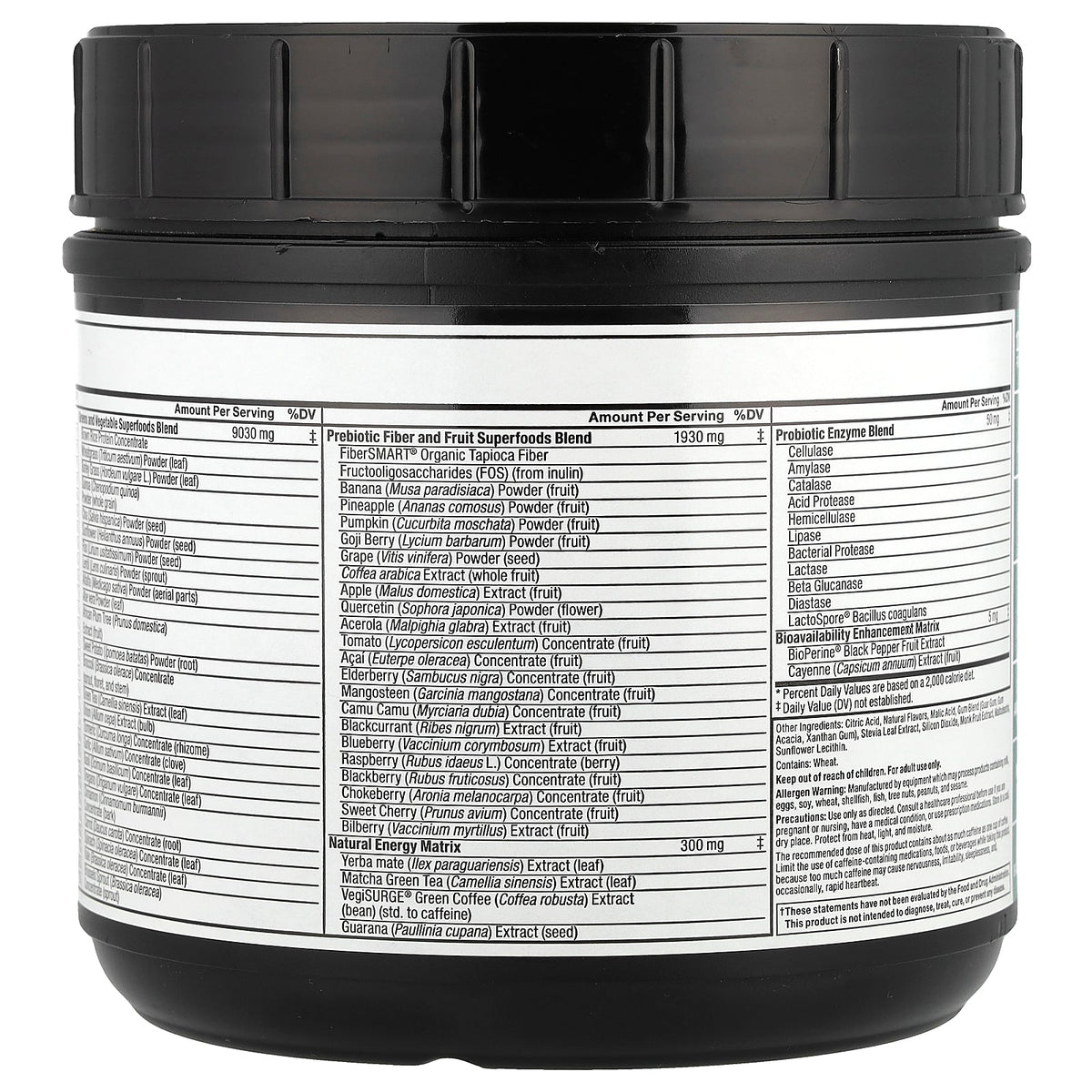 Force Factor, Smarter Greens™, Superfoods + Energy Powder, Lemon-Lime, 17 oz (483 g)