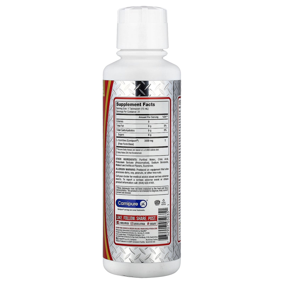 SteelFit, Steel Burn™, Island Pineapple, 16 oz (473 mL)