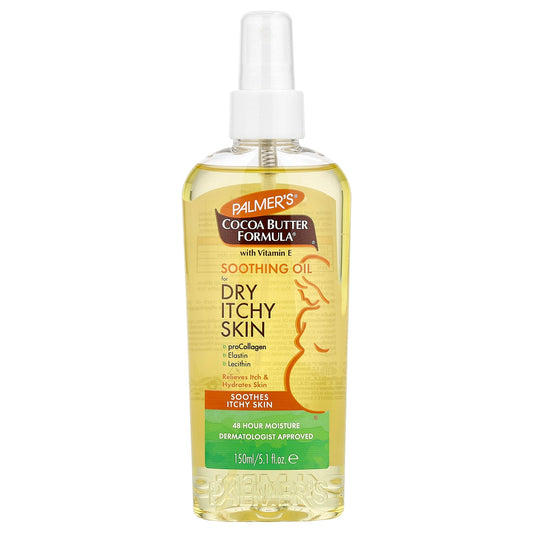 Palmer's, Cocoa Butter Formula® with Vitamin E, Soothing Oil, Dry Itchy Skin, 5.1 fl oz (150 ml)