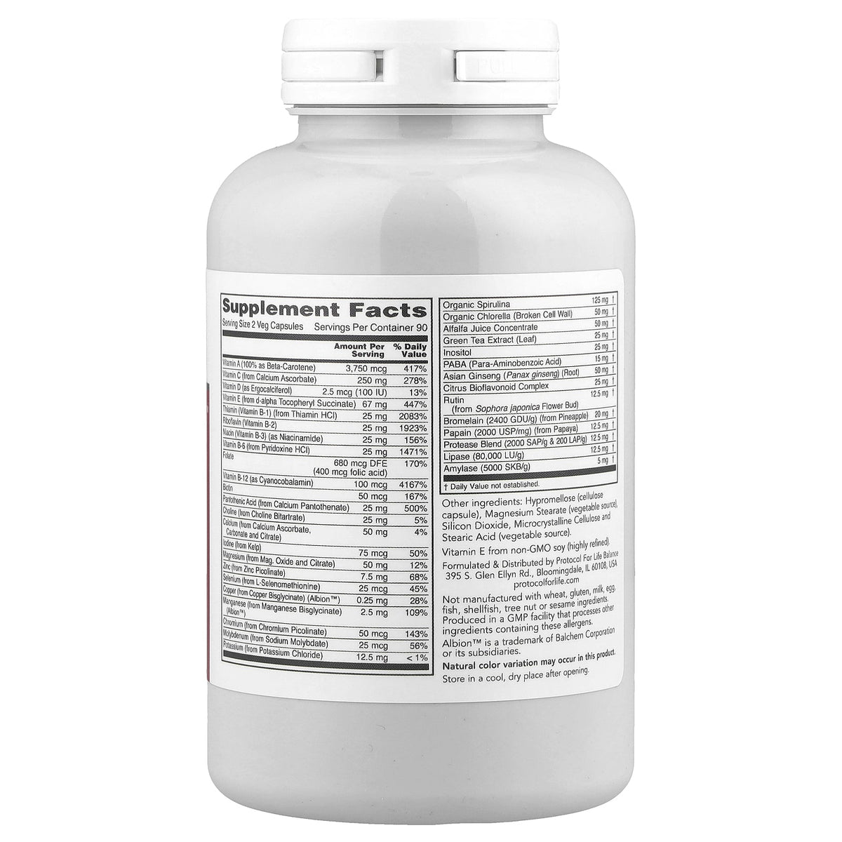 Protocol for Life Balance, Ortho Multi™ Greens, 180 Veg Capsules