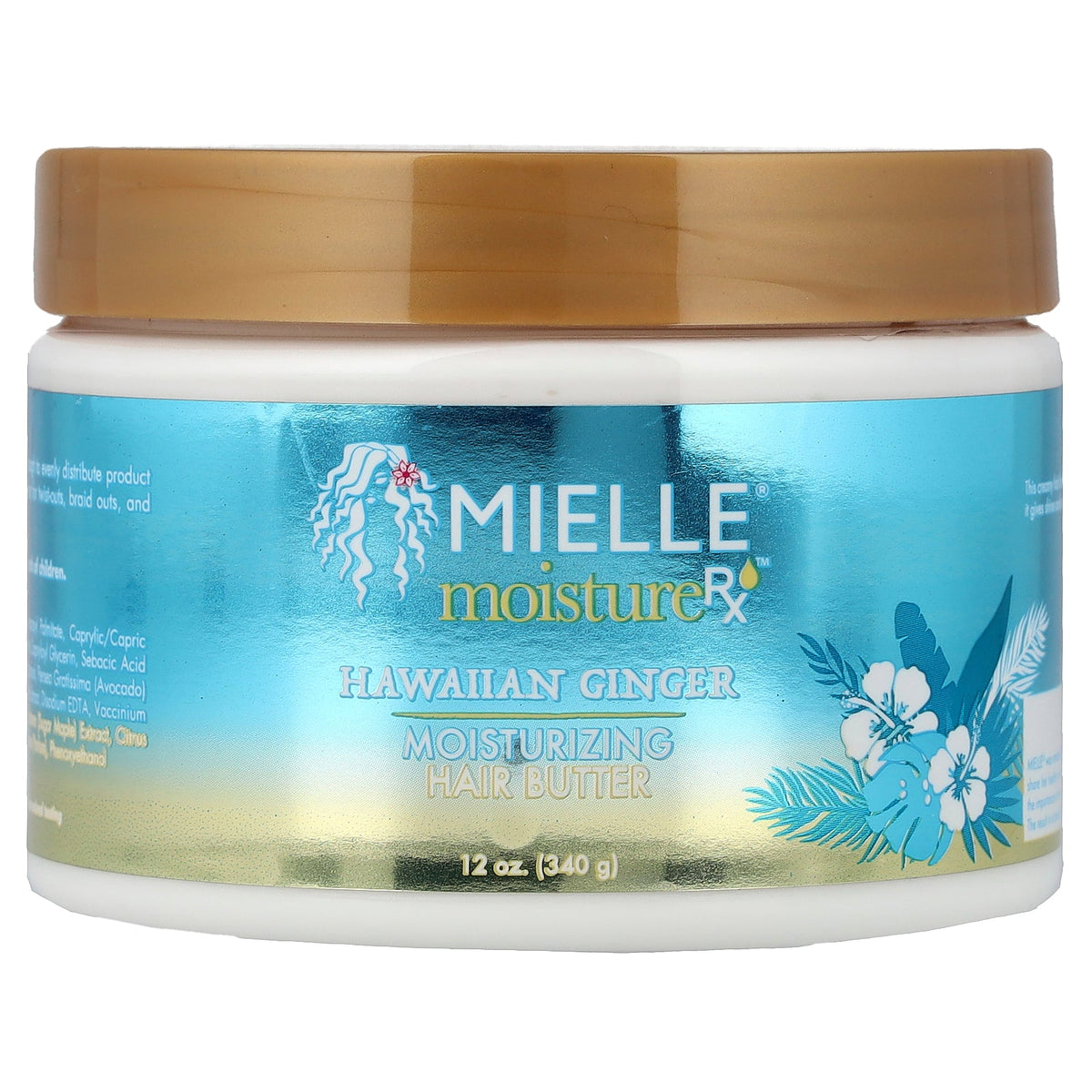 Mielle, Moisture RX™, Moisturizing Hair Butter, Hawaiian Ginger, 12 oz (340 g)